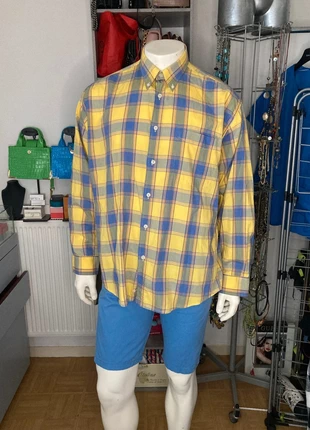 Chemise manches longues à carreaux jaune bleue Rowlands taille XL très bon état, marque: Rowlands, état: Très bon état, taille: XL, 10,00 €, 11,20 € Protection acheteurs incluse