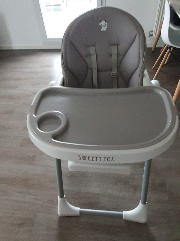 Chaise haute bebe pliable