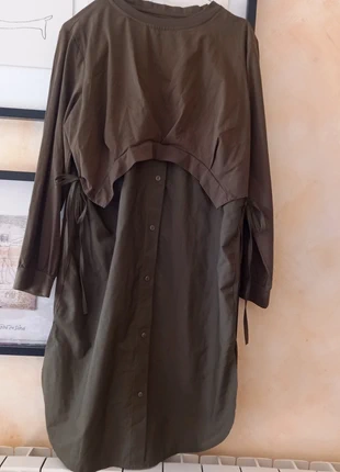 Vestito camicia autunno, marque: Union group, état: Neuf sans étiquette, taille: L / 40 / 12, 7,00 €, 8,05 € Protection acheteurs incluse