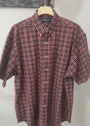 Camicia Ralph Lauren rossa maniche corte, marque: Ralph Lauren, état: Très bon état, taille: XL, 20,00 €, 21,70 € Protection acheteurs incluse