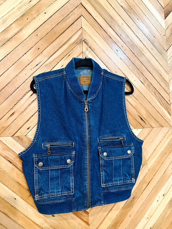 Liz Claiborne Denim Vest 1