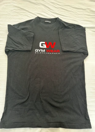 Balenciaga Gym Wear Logo T-Shirt Black – Size S oversized, brand: Balenciaga, condition: Very good, size: S, €200.00, €210.70 includes Buyer Protection