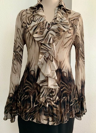 Zephizus Blouse Chemisier à Jabot - RuchesTaille M-L, marque: Zephirus, état: Très bon état, taille: M / 38 / 10, 17,00 €, 18,55 € Protection acheteurs incluse