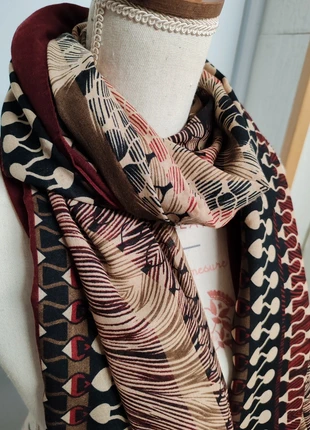 Echarpe Fashion beige bordeaux, brand: Fashion, condition: Very good, €12.00, €13.30 includes Buyer Protection