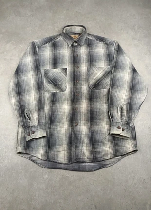 Chemise en flanelle à carreaux épaisse St. John's Bay gris vintage workwear taille L homme, marke: Vintage Dressing, zustand: Sehr gut, größe: L, 18,00 €, 19,60 € beinhaltet Vinted-Käuferschutz Pro