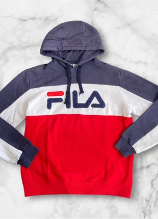 Sweat à capuche Fila Homme taille M bleu blanc et rouge originale, marke: FILA, zustand: Sehr gut, größe: M, 9,90 €, 11,10 € inklusive Vinted-Käuferschutz