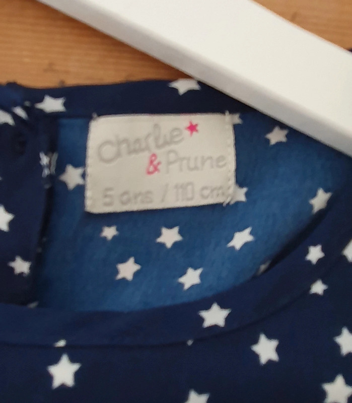 Robe bleu marine à étoiles Charlie et Prune. 5