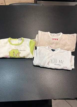 Lot pyjama, marca: Les chatounets, estado: Bom, tamanho: 3-6 meses / 62 cm, €6.00, €7.00 inclui Proteção do Comprador