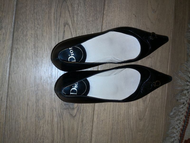 Chaussures plates cuir noir 5