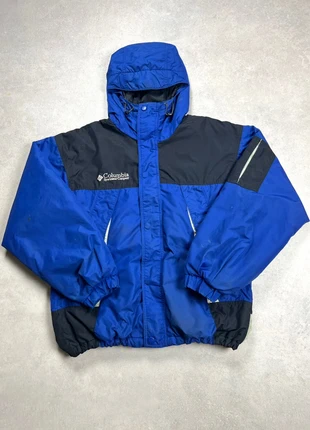 Manteau veste de ski snowboard imperméable avec capuche Columbia bleu taille M logo brodé, marque: Columbia, état: Très bon état, taille: M, 22,00 €, 23,80 € Protection acheteurs incluse