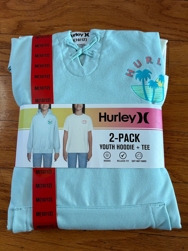 NWT Hurley girl’s hoodie & Tee 2pcs set 1