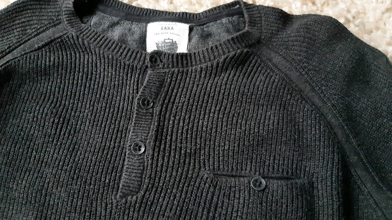 Pull léger gris foncé