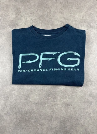 T-shirt Columbia PFG bleu marine taille M homme manches courtes imprimé - TEE0413, marca: Columbia, estado: Bom, tamanho: M, €1.00, €1.75 inclui Proteção do Comprador Pro