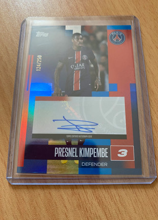 Presnel Kimpembe - PSG - Autographe - Topps Team Set 24/25, marke: Topps, zustand: Neu, 30,00 €, 32,20 € inklusive Vinted-Käuferschutz