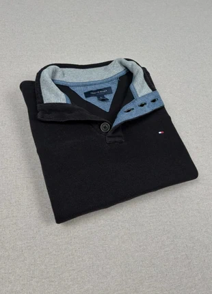 Pull 1/4 Zip / Quarter Zip / Demi Zip à Bouton Col Roulé Homme Tommy Hilfiger Noir Taille XL, marke: Tommy Hilfiger, zustand: Sehr gut, größe: XL, 24,00 €, 25,90 € beinhaltet Vinted-Käuferschutz Pro
