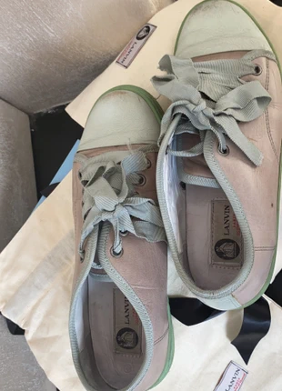 Iconic vintage Low Top Sneaker green/grey by Lanvin Paris , marque: Lanvin, état: Bon état, taille: 37, 20,00 €, 21,70 € Protection acheteurs incluse