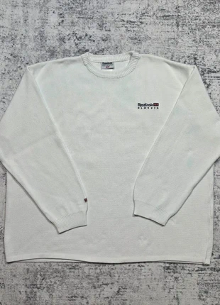 Sweat Reebok Classic L Blanc Crewnek Vintage Old Money Retro Collector Y2k, marque: Reebok, état: Très bon état, taille: L, 60,00 €, 63,70 € Protection acheteurs (Pro) incluse