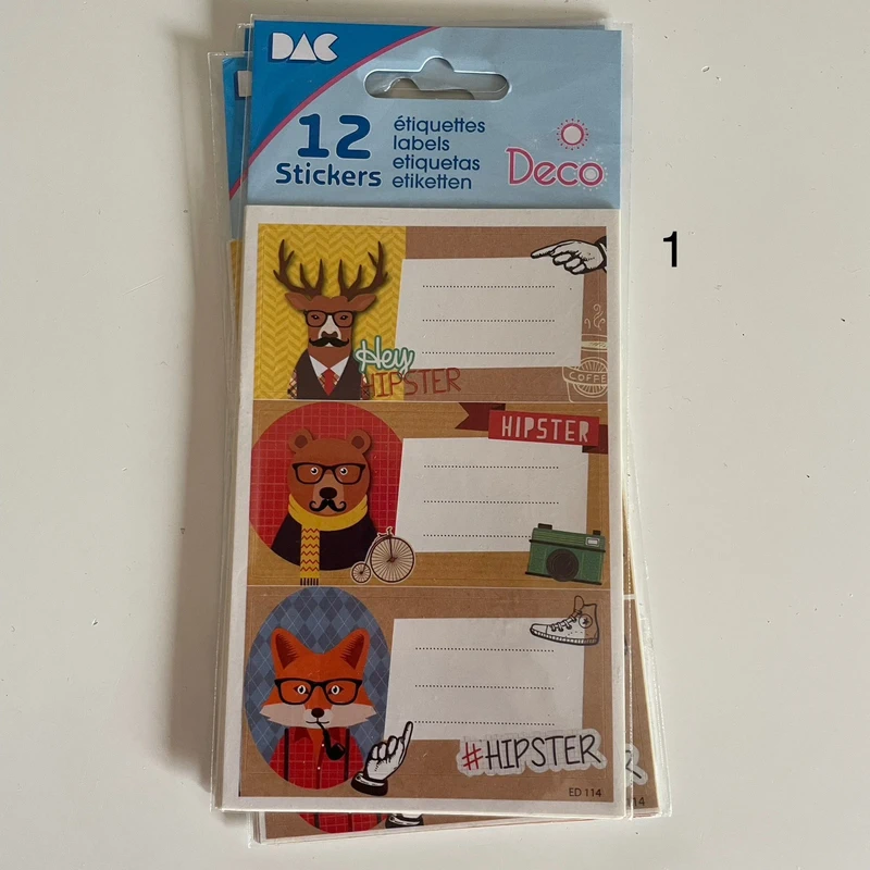 Stickers cahier fournitures - photo numéro 2