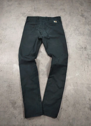 Pantalon chino Carhartt Sid Pant bleu foncé W29L32 S Homme, marca: Carhartt, estado: Muito bom, tamanho: S, €25.00, €26.95 inclui Proteção do Comprador Pro