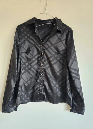 Chemise noire à motifs femme - Shein - Taille S, brand: Shein, condition: New without tags, size: S / 36 / 8, €2.00, €2.80 includes Buyer Protection