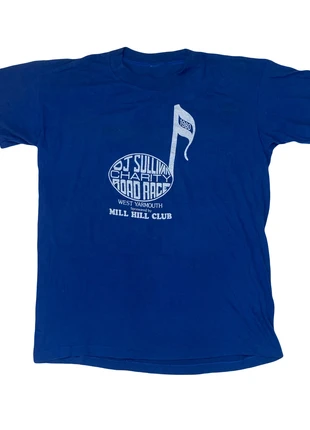 Vintage 80s Sullivan road race souvenir single stitch blue t-shirt size medium, brand: single stitch, condition: Good, size: M, £35.00, £37.45 includes Buyer Protection