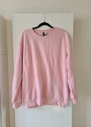 Roze oversizedpullover H&M, marque: H&M, état: Satisfaisant, taille: M, 1,00 €, 1,75 € Protection acheteurs incluse