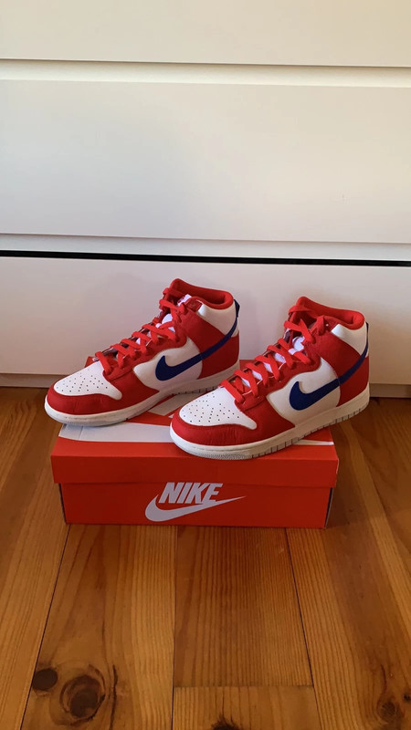 Nike dunk high 4th of july | Vinted