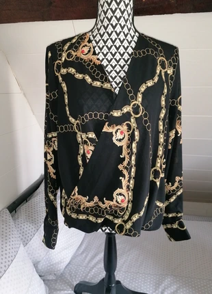 Blouse chic noir motif chaîne 🌹 Amisu 🌹 Taille 38 / 40, brand: Amisu, condition: New without tags, size: M / 38 / 10, €4.00, €4.90 includes Buyer Protection