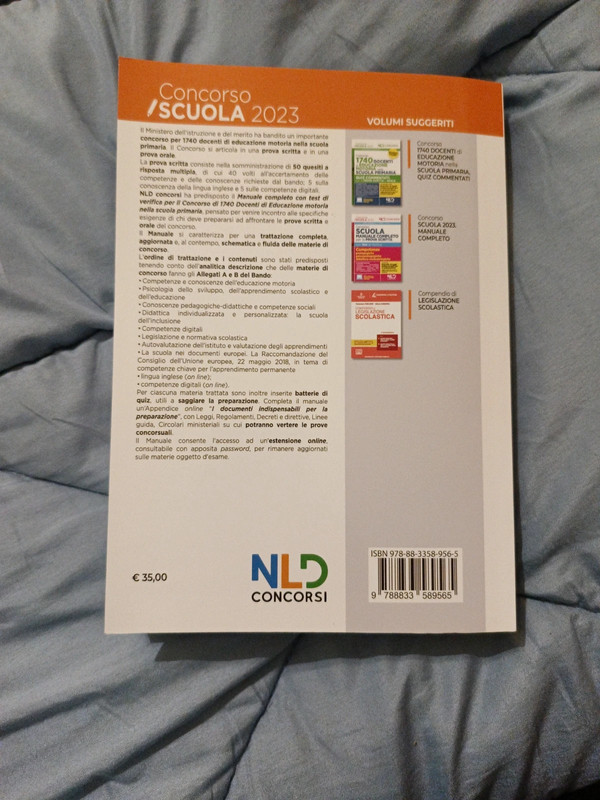 CONCORSO 1740 Docenti Educazione Motoria. Manuale completo con