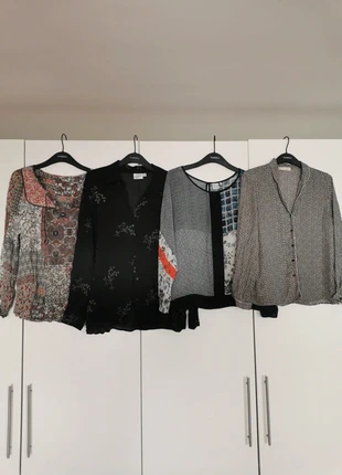 Lot 4 chemisiers motifs femme T40, marca: La petite étoile, estado: Muito bom, tamanho: L / 40 / 12, €10.00, €11.20 inclui Proteção do Comprador