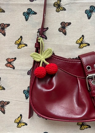 Charm de cerejas em crochet, marca: Miminhos4all, estado: Nuevo sin etiquetas, 3,50 €, 4,38 € Protección al comprador Pro incluida