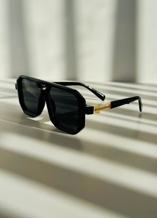 Black Geometric Frame Sunglasses – Bold Unisex Statement, brand: NO LABEL, condition: New without tags, £11.50, £12.78 includes Buyer Protection Pro
