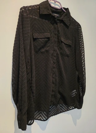 Chemise noire Caroll taille 38, brand: Caroll, condition: Very good, size: M / 38 / 10, €10.00, €11.20 includes Buyer Protection