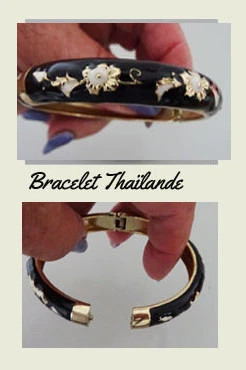 bracelet  avec ouverture Thaïlande