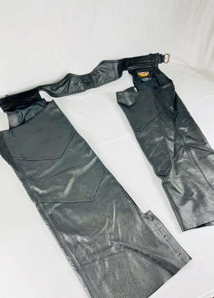 Chaps en cuir Harley-Davidson CA 03402 Vintage taille L, marque: Harley Davidson, état: Très bon état, taille: L, 95,00 €, 100,45 € Protection acheteurs incluse
