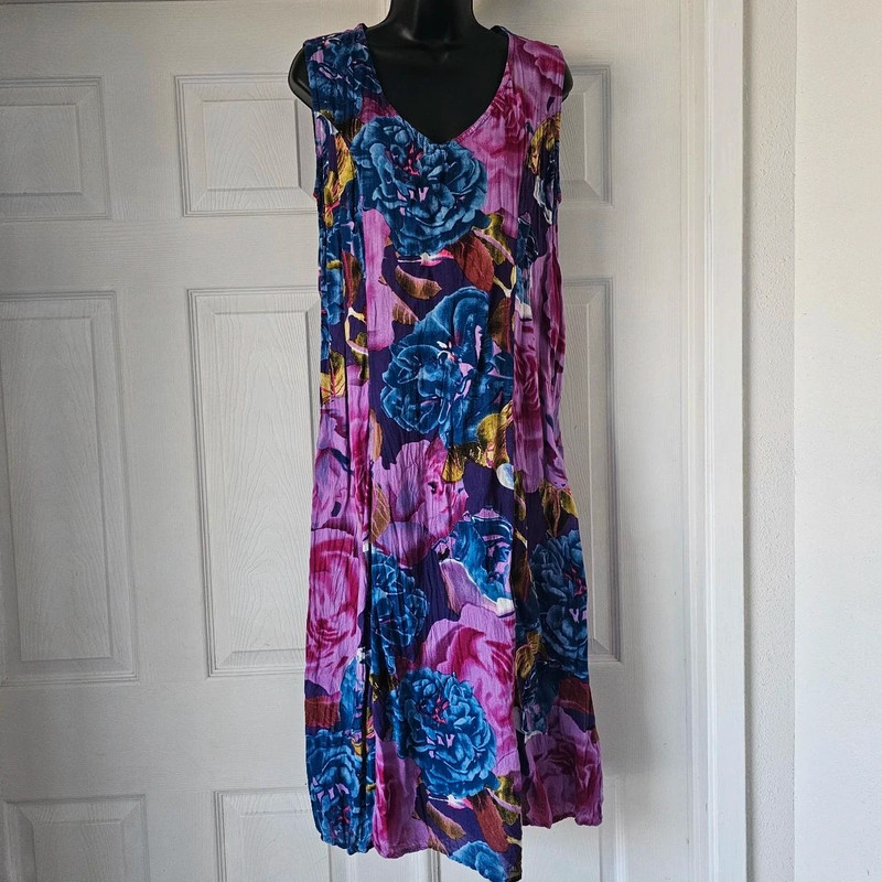 Romantic goth floral 90s midi dress 2