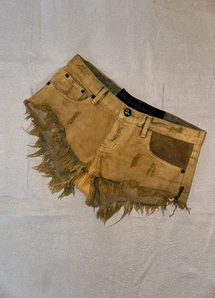 Cowboycore Denim Shorts, merk: One Teaspoon, staat: Goed, maat: M / 38 / 10, € 49,00, € 52,15 inclusief Kopersbescherming