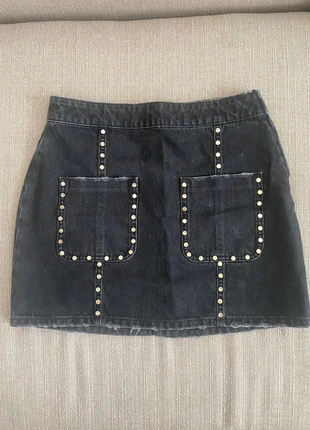 Jupe en jean noir - Zara Édition Premium, brand: Zara, condition: Very good, size: XS / 34 / 6, €5.00, €5.95 includes Buyer Protection