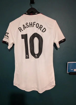 Maillot Football Shirt Rashford Manchester Away 2022/23 M + 1 Mystery Shirt + 1 Scarf + 1 Card !, marca: adidas, estado: Muito bom, tamanho: M, €75.00, €79.45 inclui Proteção do Comprador