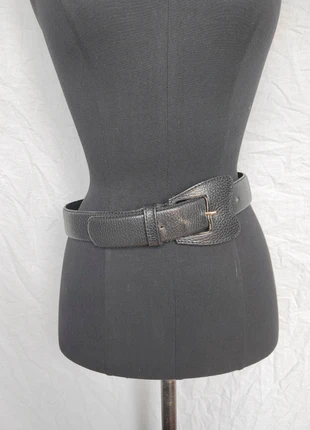 Ceinture noire en cuir 🌷 Laure de France, taille 32/34/36, marque: Laure de France, état: Très bon état, taille: 75 cm, 10,00 €, 11,20 € Protection acheteurs (Pro) incluse