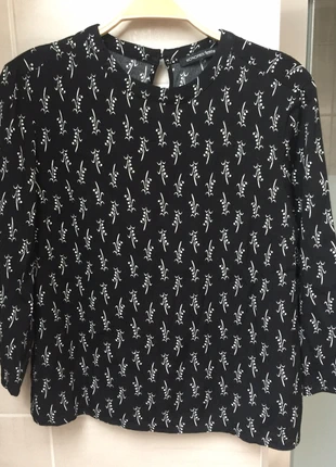 Charmante blouse fluide noir & blanc, brand: Monoprix, condition: Very good, size: L / 40 / 12, €8.00, €9.10 includes Buyer Protection