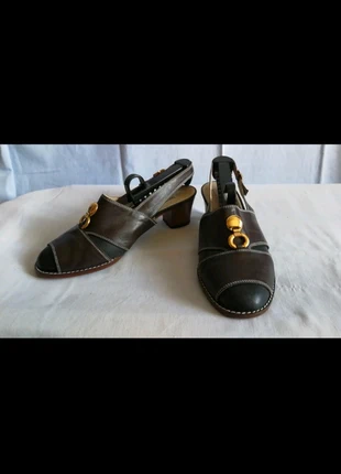 Sandales à bride Vintage en Cuir à talons P. 38.5 Sergio Moretti 🇮🇹 Made in Italy, marque: Sergio Moretti, état: Très bon état, taille: 38.5, 17,99 €, 19,59 € Protection acheteurs incluse