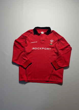 Reebok Wales Rugby Jersey Rockport Sponsor Long Sleeve, marque: Reebok, état: Très bon état, taille: L, 45,00 €, 47,95 € Protection acheteurs incluse