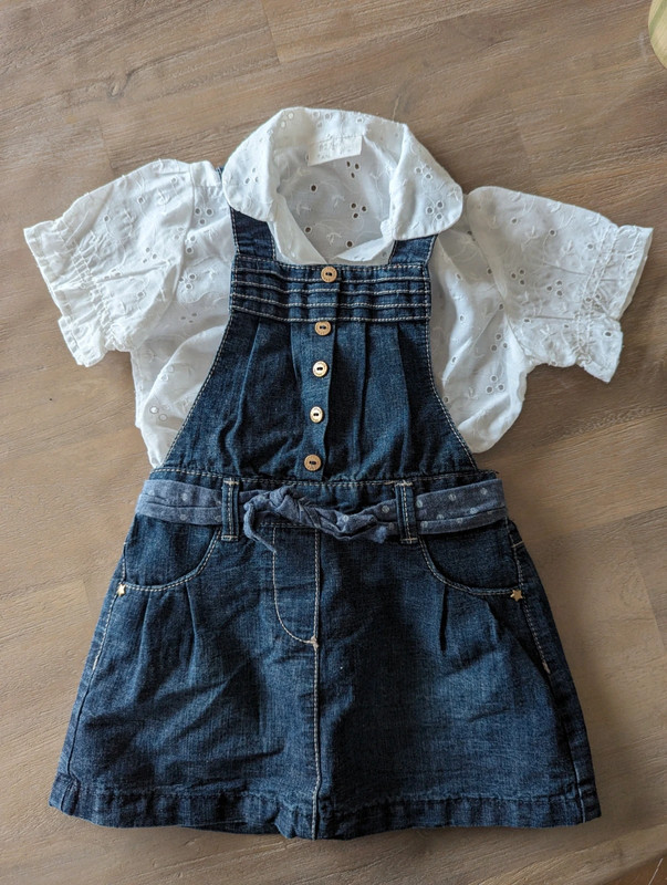 Ensemble robe et chemise été fille 12 mois 1