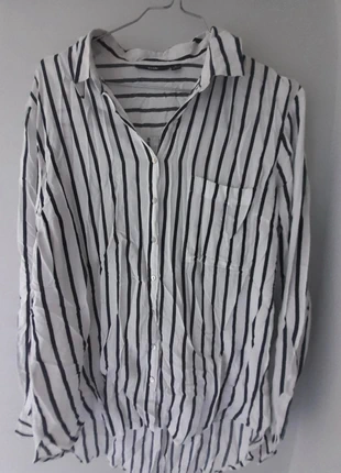 🤍🖤 Chemise blanche et noire à rayures – Kiabi – Taille M / 38 – Parfait état, brand: Kiabi, condition: Very good, size: M / 38 / 10, €4.00, €4.90 includes Buyer Protection