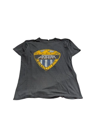 80s Vintage Anthrax "We are the law" t-shirt, merk: Vintage Dressing, staat: Heel goed, maat: M / 38 / 10, € 50,00, € 53,20 inclusief Kopersbescherming Pro