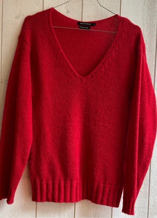 Pull chic en alpaga XS rouge, marke: Monoprix, zustand: Neu, größe: XS / 34 / 6, 7,00 €, 8,05 € inklusive Vinted-Käuferschutz