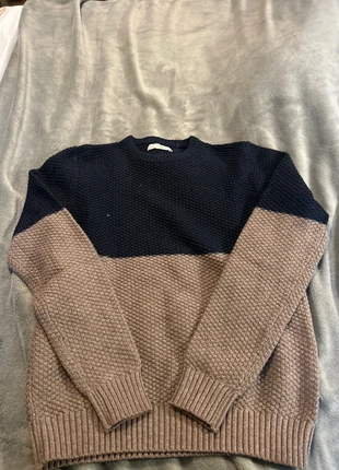 Pull maille bleu et marron homme - Celio - taille M/taille 38, brand: Celio, condition: New without tags, size: M, €12.00, €13.30 includes Buyer Protection