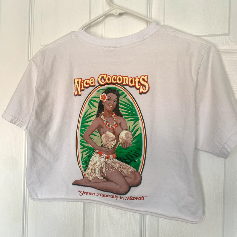 Nice coconuts crop top 2