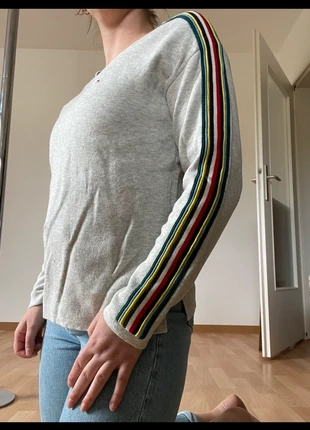 Tommy Hilfiger Pulli Pullover Sweater grau bunt streifen hellgrau S Neu, merk: Tommy Hilfiger, staat: Nieuw zonder prijskaartje, maat: S / 36 / 8, € 17,00, € 18,55 inclusief Kopersbescherming
